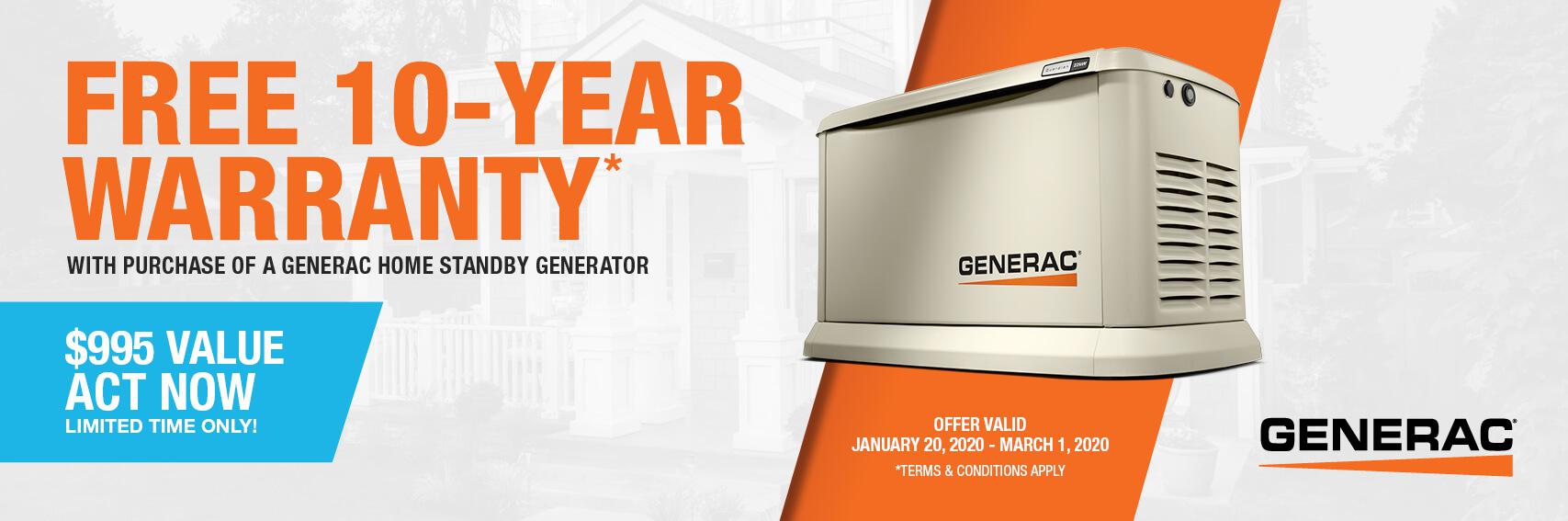 Homestandby Generator Deal | Warranty Offer | Generac Dealer | Homosassa, FL